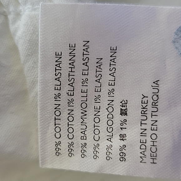 Anthro/ Pilcro & the Letterpress High Rise Distressed Ankle Jeans White Size 27 - Picture 10 of 13